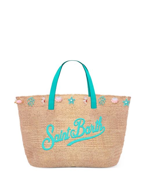 Borsa donna MC2 Saint Barth Raffia City Mini naturale con charms mare MC2 SAINT BARTH | RAFFIA city mini00359L